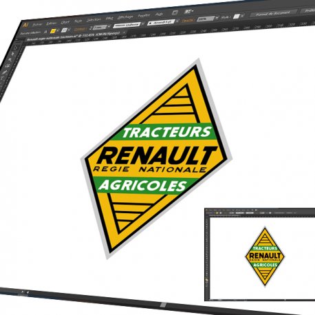 Sticker Renault régie Nationale