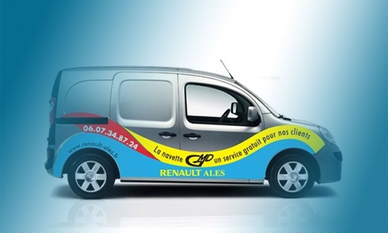 Renault Alès adhesive decoration